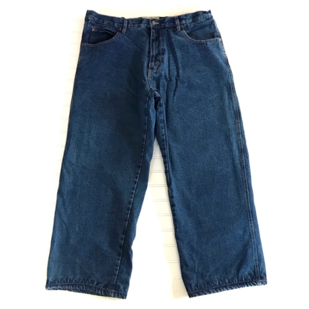 Old Mill Men's Fleece Lined Jeans Size 42 X 30